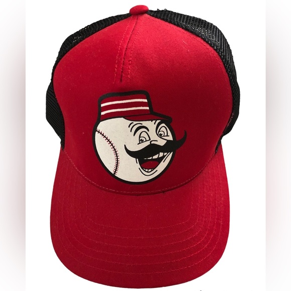 ⭐️ 3 for $50 / American Needle | Cincinnati Reds “Mr. Red”Cooperstown Trucker - Picture 1 of 6